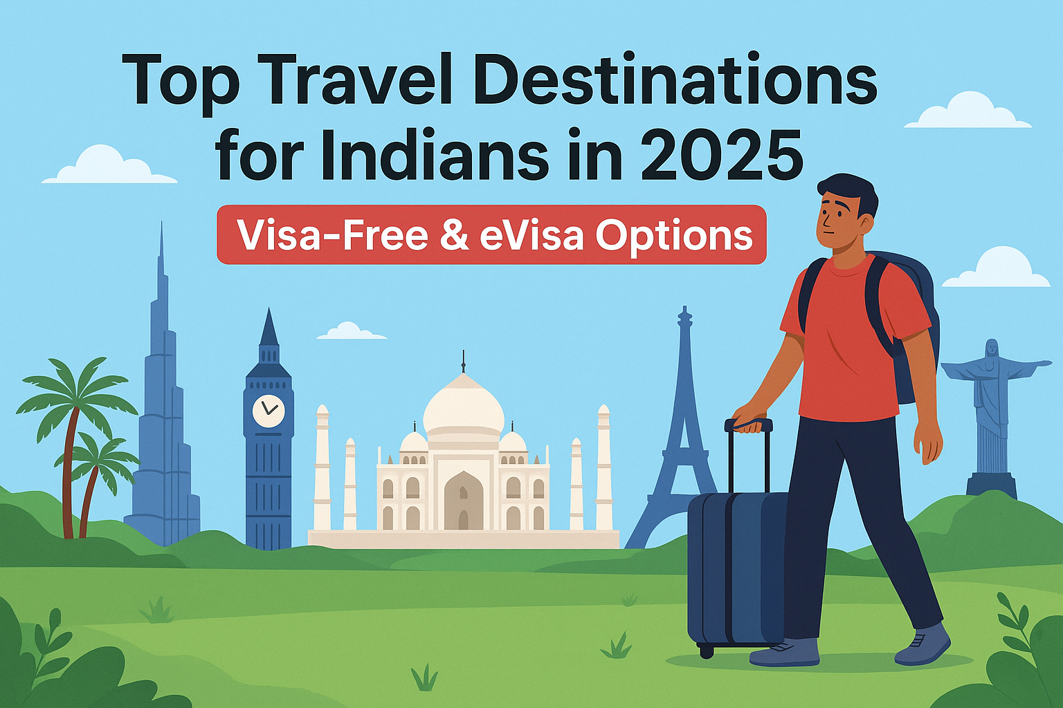 Top Travel Destinations for Indians in 2025 – Visa-Free & eVisa Options